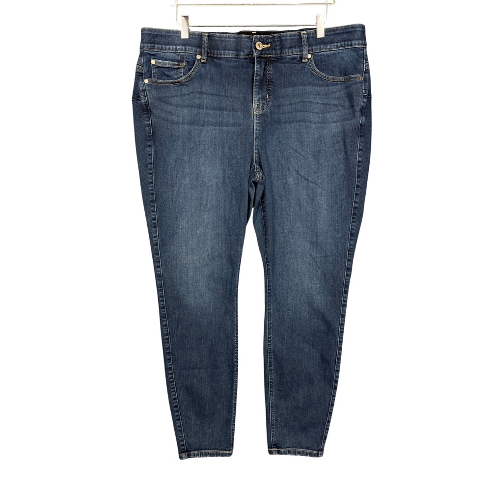 Torrid Jeans Womens 22R Blue Bombshell Skinny Premium Stretch Dark Wash Plus‎